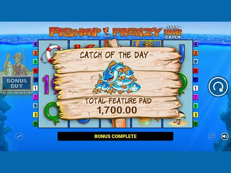 Fishin Frenzy gewonnen